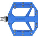 SHIMANO PD-GR400 flat pedals, resin with pins, blue click to zoom image