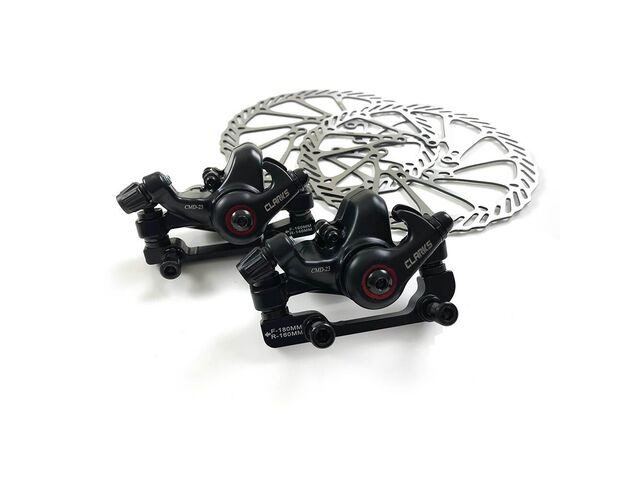 CLARKS CYCLE SYSTEMS CMD-23 Mechanical IS Disc Brakes with 160mm Rotors click to zoom image