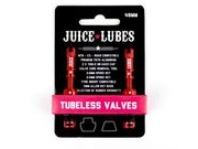 JUICE LUBES Tubeless Valves 48mm in Red 