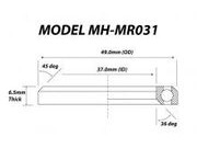 VP COMPONENTS MH-MR-031 49 x 37 x 6.5mm Headset Bearing 36/45 deg 