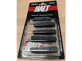 HALT Gooey Replacement Road bike brake pad inserts Black pk 4