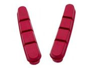 HALT Gooey Replacement Road bike brake pad inserts Red pack 4 