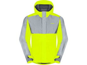 MADISON Stellar FiftyFifty Reflective mens wproof jkt - hi-viz yw / silv