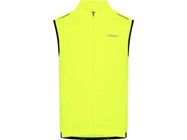 MADISON Stellar Reflective windproof men's gilet, hi-viz yellow click to zoom image