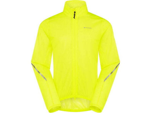 MADISON Flux 2L Ultra-Packable Waterproof Jacket, men's, hi-viz yellow click to zoom image