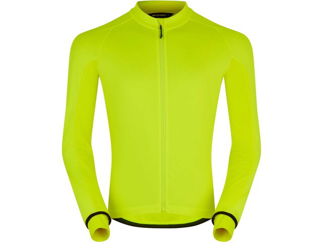 MADISON DTE Men's Isoler Thermal Long Sleeve Jacket, hi viz yellow click to zoom image