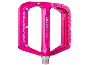 BURGTEC Penthouse Pedals Mk5 Steel Axle in Toxic Barbie