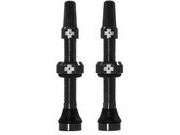 MUC OFF Tubeless Valves Black 60mm Pair 