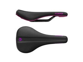 SDG COMPONENTS Bel Air 3.0 Lux-Alloy Rail Saddle Black Microfibre Top / Purple Base