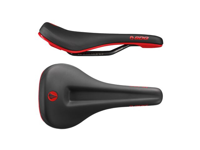 SDG COMPONENTS Bel Air 3.0 Max Lux-Alloy Saddle Black / Red click to zoom image