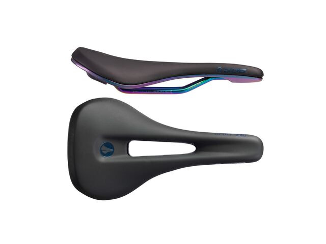 SDG COMPONENTS Bel Air 3.0 Overland Lux-Alloy Saddle Black / Oil Slick click to zoom image