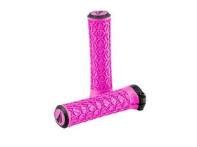 SDG COMPONENTS Slater JR Lock-On Grips Neon Pink