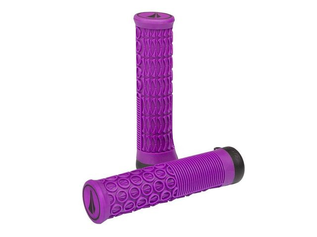 SDG COMPONENTS Thrice Lock-On Grip Purple click to zoom image