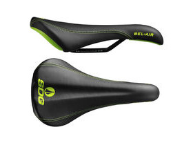 SDG COMPONENTS Bel Air Steel Rail Saddle Black/Green