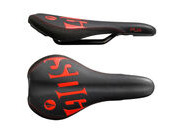 SDG COMPONENTS Fly Junior Steel Rail Saddle Black/Red 