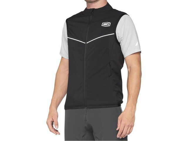 100% Corridor Stretch Vest Black click to zoom image