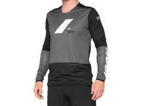 100% R-Core X Jersey Charcoal / Black