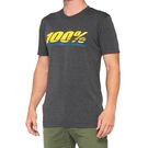 100% Argus Tech T-Shirt Charcoal Heather 