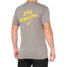 100% Dakota T-Shirt Heather Grey click to zoom image