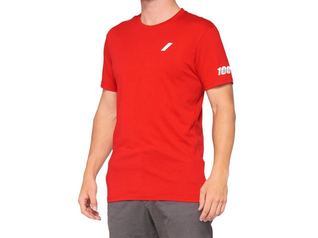 100% Tiller T-Shirt Red click to zoom image