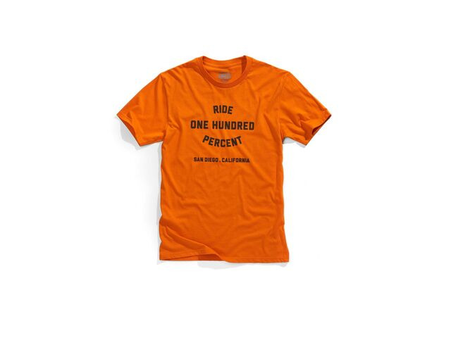 100% Warez T-Shirt Heather Orange click to zoom image