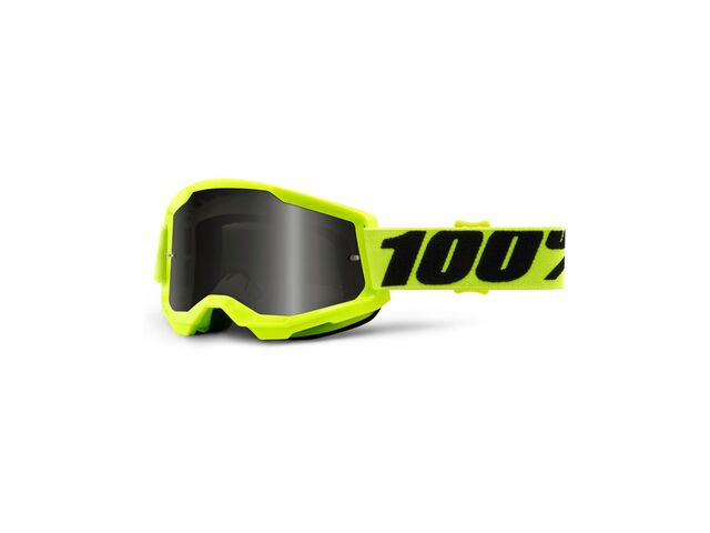 100% Strata 2 Sand Goggle Yellow / Smoke Lens click to zoom image