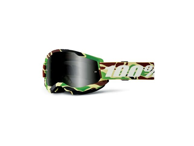 100% Strata 2 Sand Goggle War Camo / Smoke Lens click to zoom image