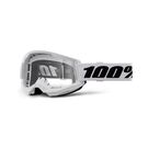 100% Strata 2 Goggle White / Clear Lens 