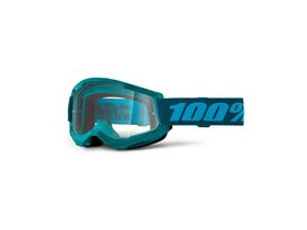 100% Strata 2 Goggle Stone / Clear Lens