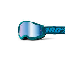 100% Strata 2 Goggle Stone / Blue Mirror Lens