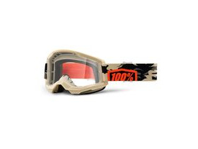 100% Strata 2 Goggle Kombat / Clear Lens