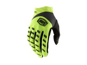 100% Airmatic Gloves Fluo Yellow / Black