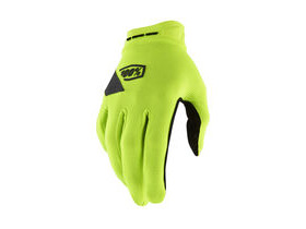 100% Ride Camp Gel Gloves Fluo Yellow