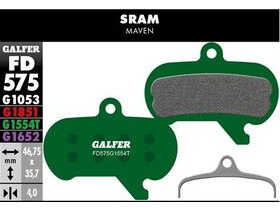 GALFER Sram Maven Pro Competition Disc Pad (Green) FD575G1554T