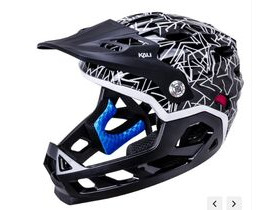 KALI PROTECTIVES Maya Child 50-54cm Full Face with detachable chin piece in Mono