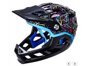 KALI PROTECTIVES Maya Child 50-54cm Full Face with detachable chin piece in Neon 