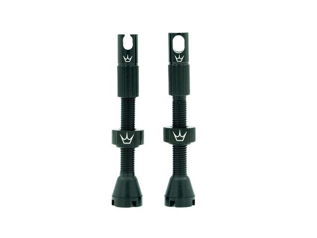 PEATY'S x Chris King Tubeless MK2 Valves 42mm Black click to zoom image