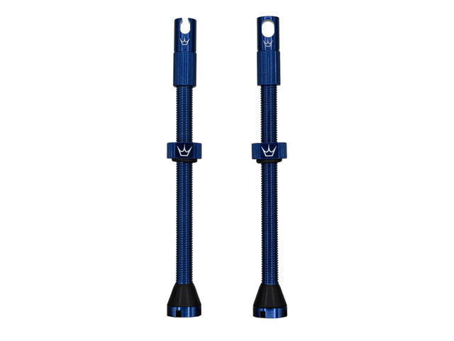 PEATY'S x Chris King Tubeless MK2 Valves 80mm Navy click to zoom image