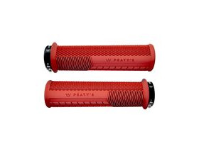 PEATY'S Monarch Knurl Grip Thick (32-34mm) Red