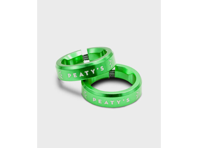 PEATY'S Monarch Grip Lock Ring Emerald click to zoom image