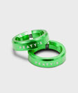 PEATY'S Monarch Grip Lock Ring Emerald 