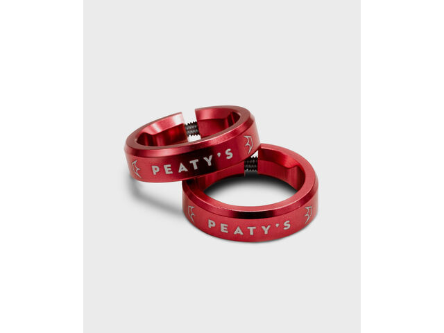 PEATY'S Monarch Grip Lock Ring Red click to zoom image
