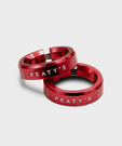 PEATY'S Monarch Grip Lock Ring Red 