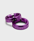 PEATY'S Monarch Grip Lock Ring Violet 