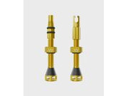 PEATY'S Holeshot Fast Flow Tubeless Valve - 42mm 42mm Gold  click to zoom image