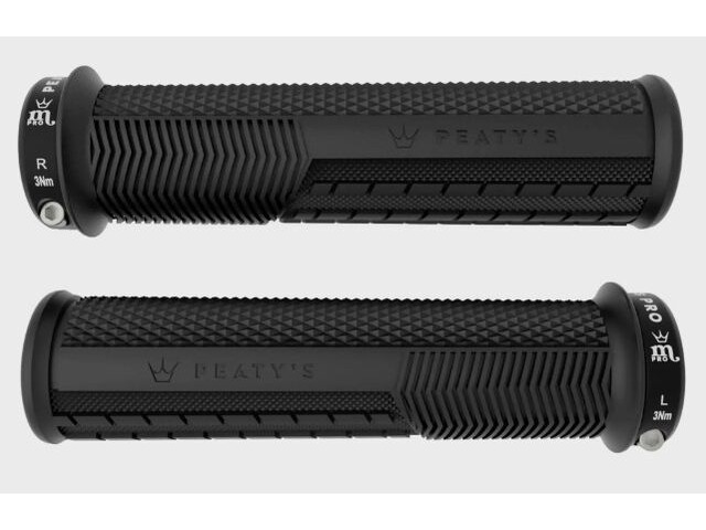 PEATY'S Monarch Pro Knurled Grip Thick in Black click to zoom image