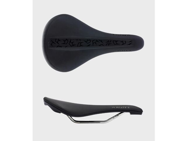 PEATY'S Monarch Ti-MX Saddle in Black click to zoom image