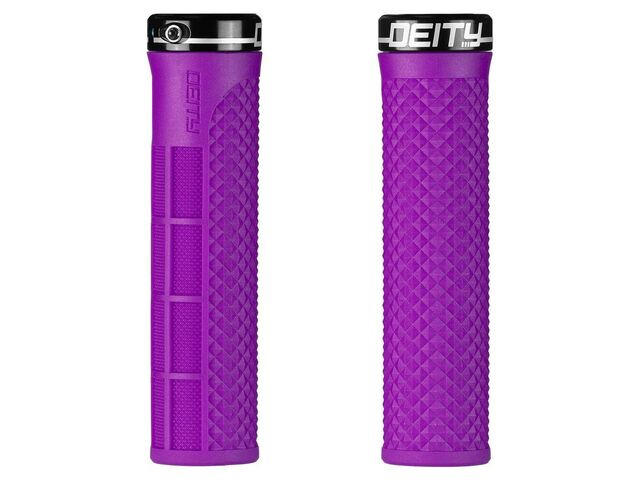 Deity Lockjaw Grips Purple click to zoom image