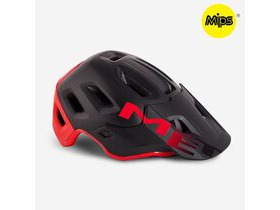 MET HELMETS Roam Mips in Black - Red - Matt - Glossy