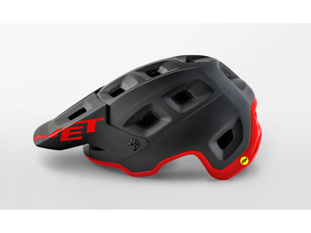 MET HELMETS Terranova Mips Cycle Helmet Black - Red click to zoom image